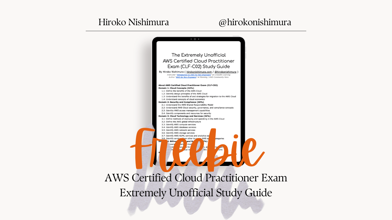 AWS Certified Cloud Practitioner Exam (CLF-C02) Free Study Guide