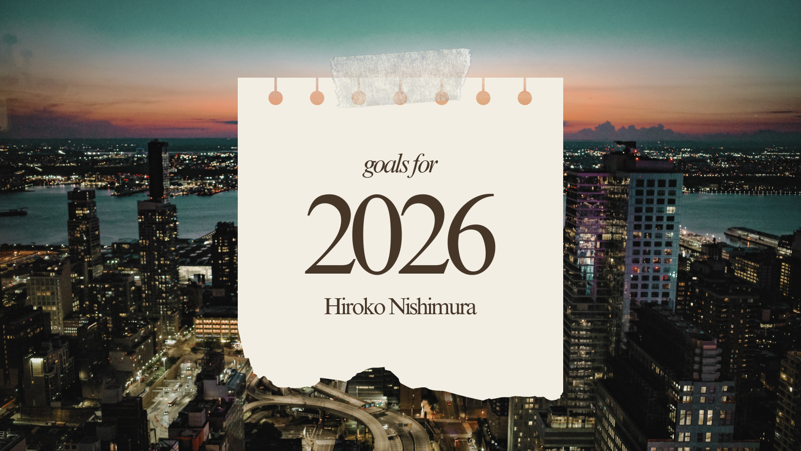 Mindful goals for 2026