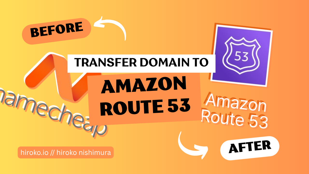 Transferring a domain to Amazon Route 53